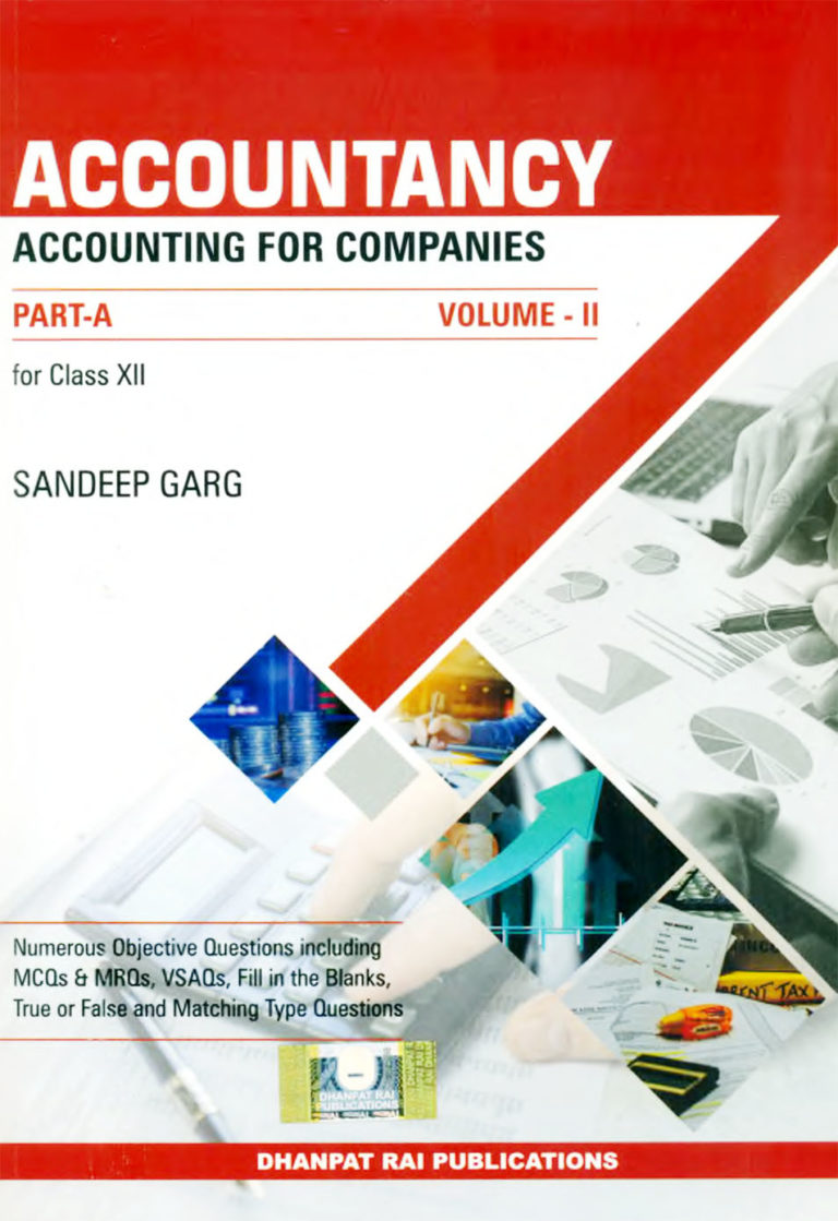 sandeepgargbooks Accountancy for class XII Part- A volume II Cbse